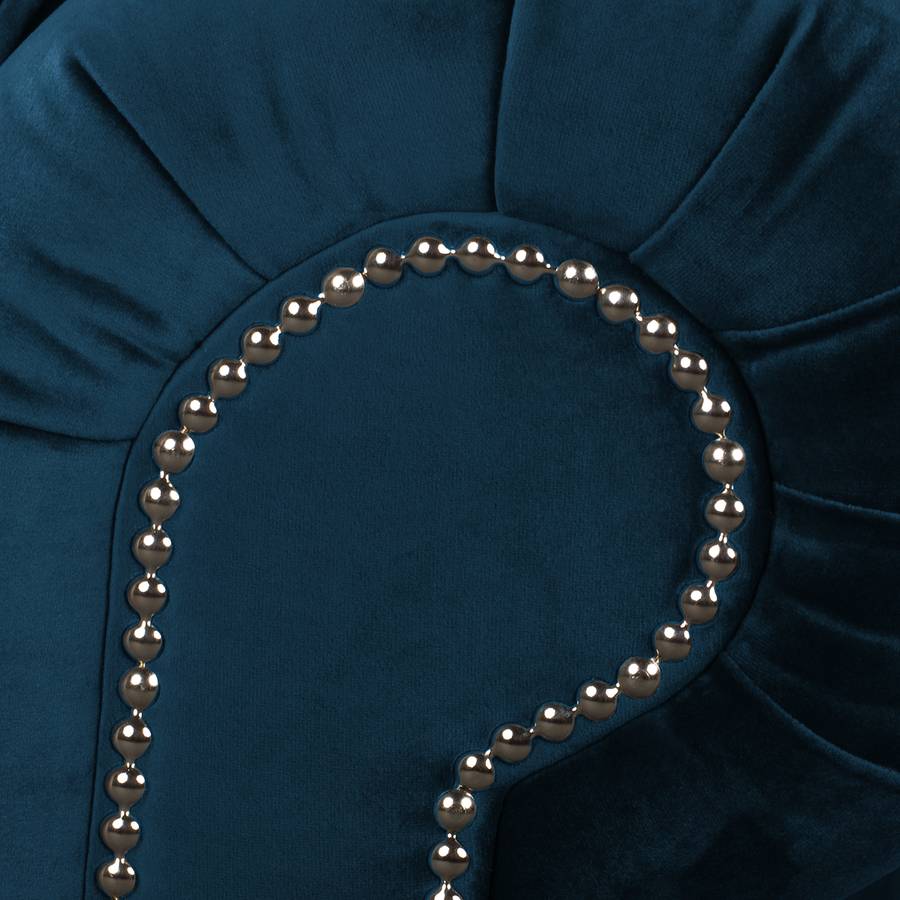 Canapé pieds Bleu Grand Solita Repose VeloursSans Foncé KT3lJ5ucF1