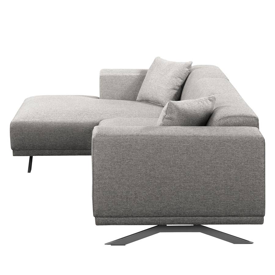 Tissu Ii À Gauchevue Canapé De StructuréPlatine Faraon Courte Face Méridienne D'angle Yb7g6yf