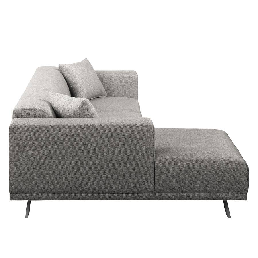 Tissu Ii À Gauchevue Canapé De StructuréPlatine Faraon Courte Face Méridienne D'angle Yb7g6yf
