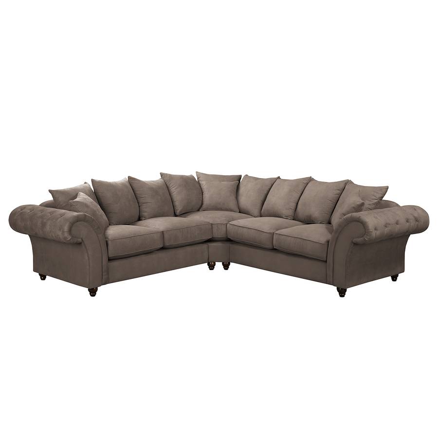 Aspect D'angle Pacoa Foncé Canapé VieilliMarron Cuir PkuXZi