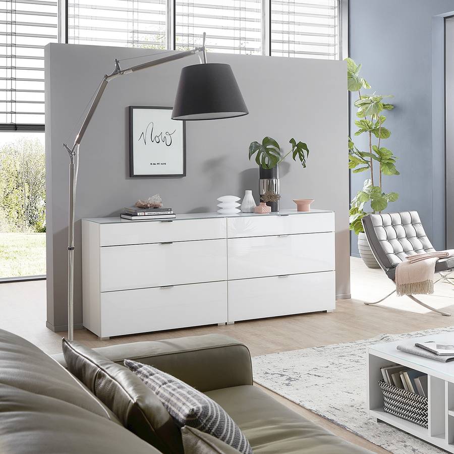 Commode Gila Éclairage Commode InclusVerre Blanc u13KFJcTl