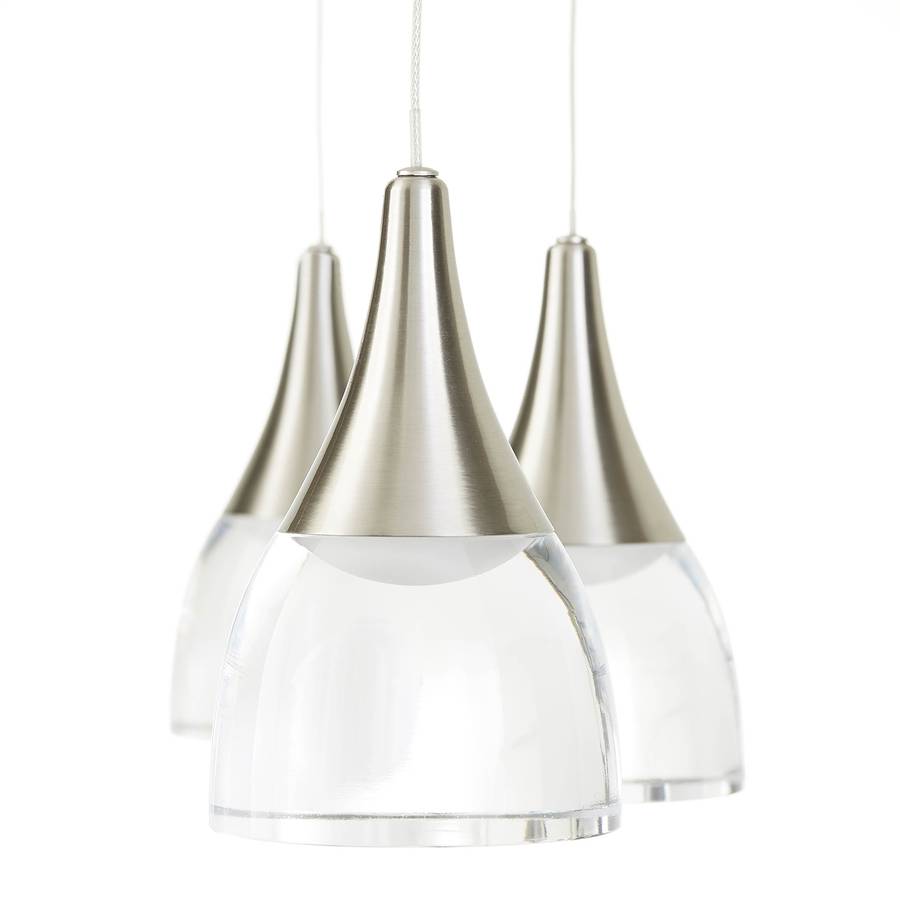 GlasStahl6 flammig Led pendelleuchte Ii Moon N0kPOnZ8wX