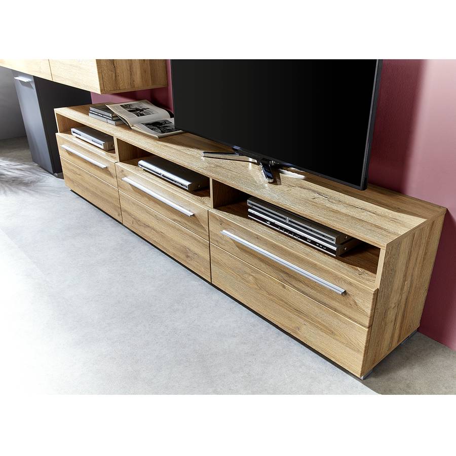 Tv Eiche lowboard Cm Dekor80 Feda Hell L54ARj3
