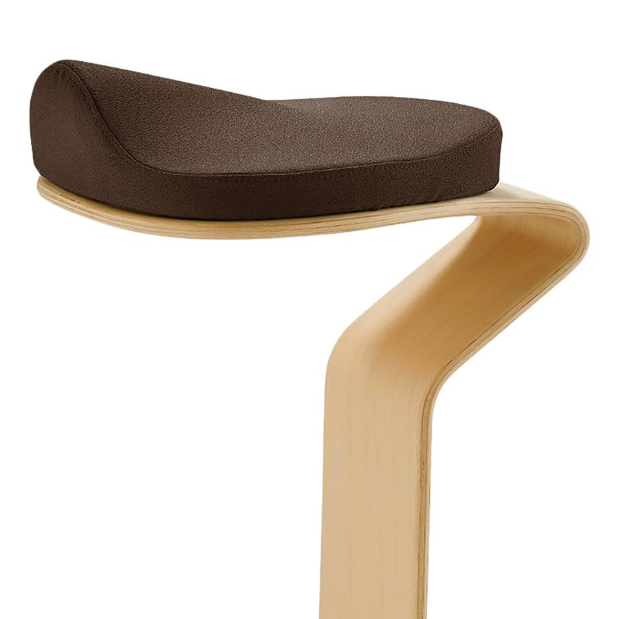 Ercolino wolleEchtholzfunierDunkelbraun Ii Laneve Big Hocker nO08wkP