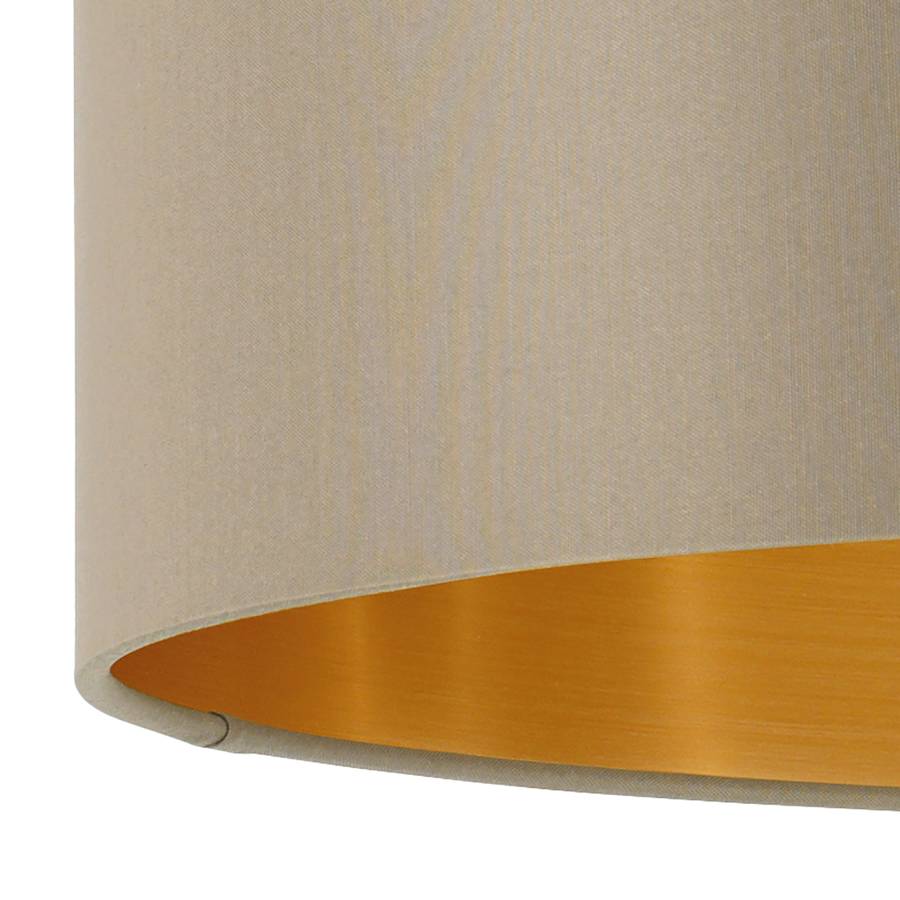 Pendelleuchte I flammig MischgewebeStahl1 Maserlo Cappuccino EDIeW29HY