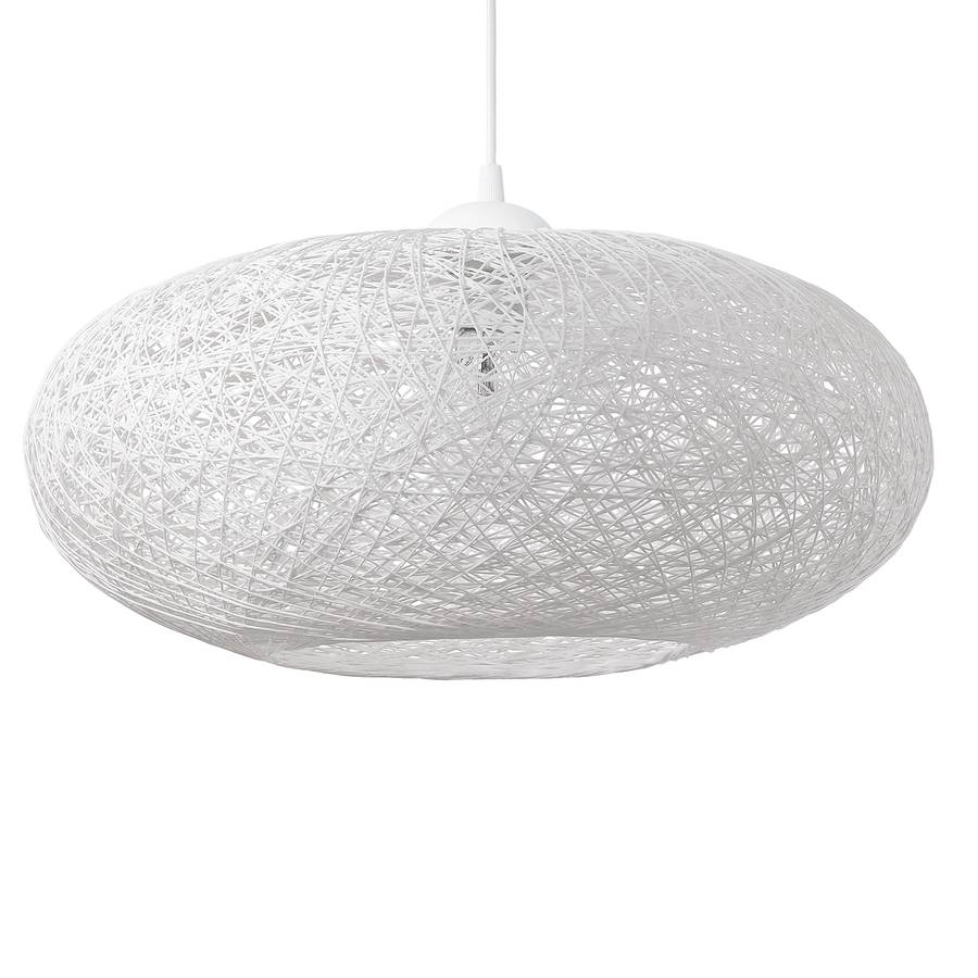 Tissu MélangéMatière Plastique1 Ampoule Blanc Campilo Suspension K3uTcl1FJ