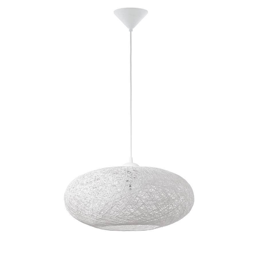 Tissu MélangéMatière Plastique1 Ampoule Blanc Campilo Suspension K3uTcl1FJ