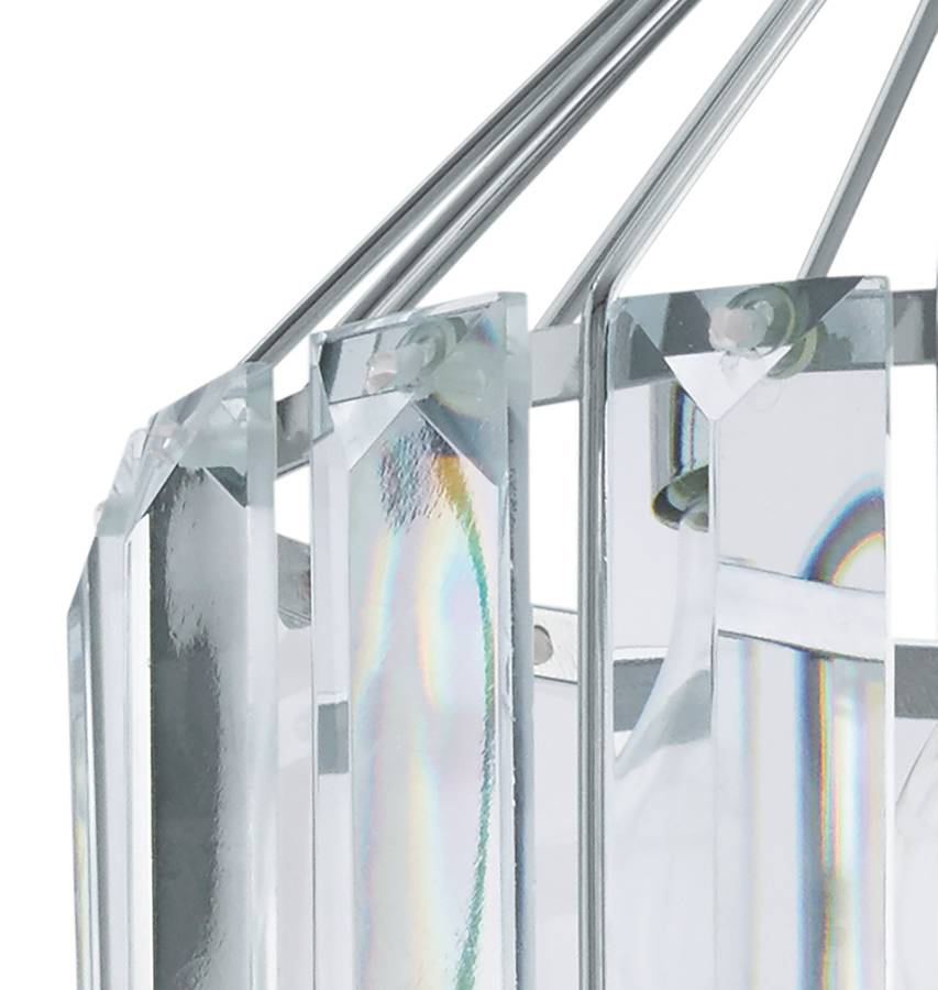 Verre Suspension CristallinAcier1 Ampoule Pedrola Suspension jpzVqMGLSU