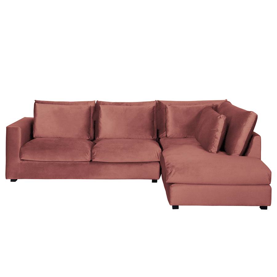 De Allende Longue D'angle Face VeloursRose À Vieilli Canapé Méridienne Droitevue I w0mnN8