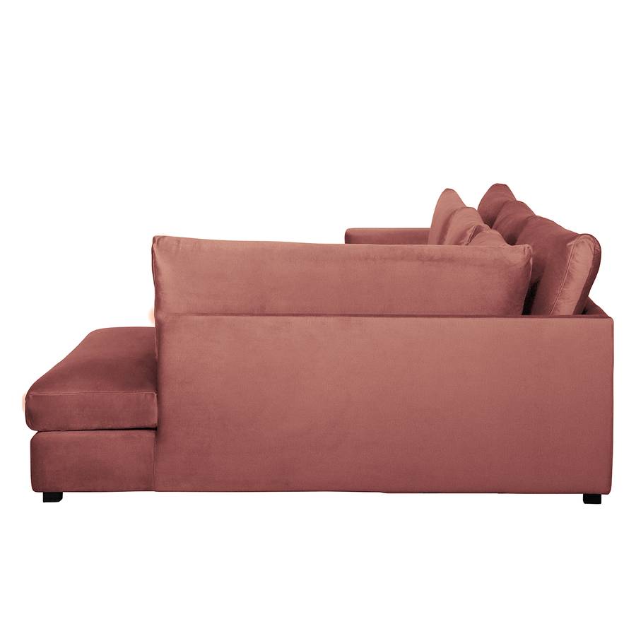 De Allende Longue D'angle Face VeloursRose À Vieilli Canapé Méridienne Droitevue I w0mnN8