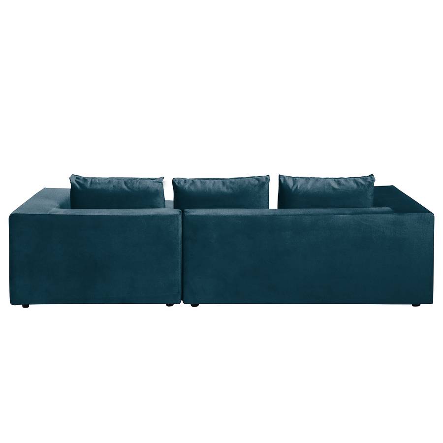 Davorstehend SamtDunkelblau Dabney Ecksofa Longchair Rechts 8w0Nnvm