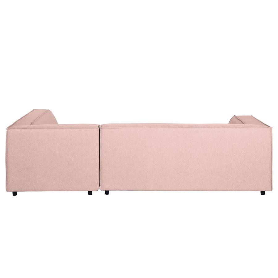 StructuréRose Canapé Face Boerne Tissu Monté Accoudoir À De Bébé D'angle Gauchevu fby67g