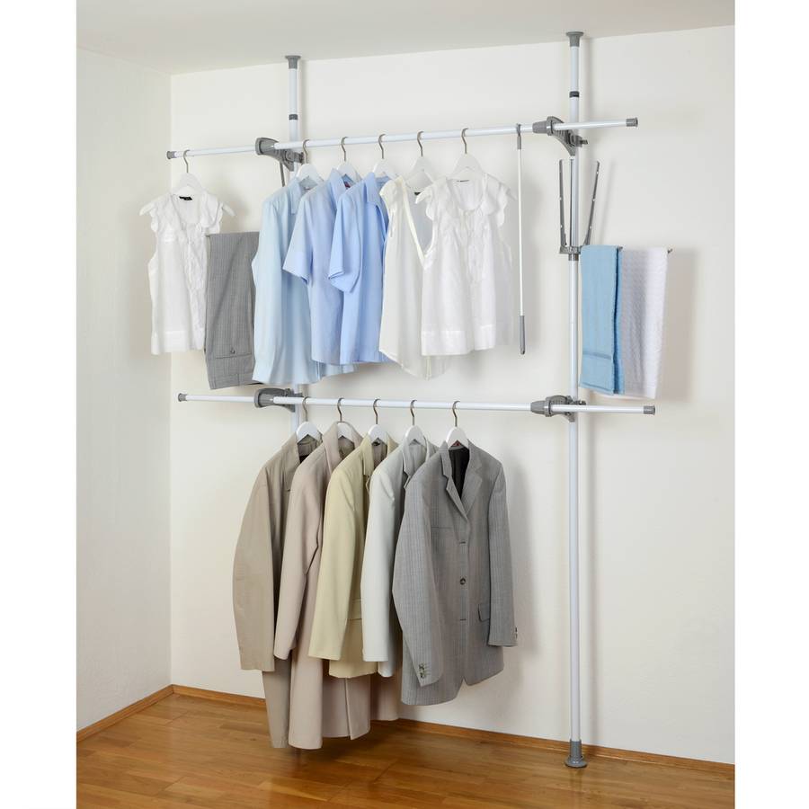 Teleskop StahlWeiß garderobe Flex Teleskop Herkules StahlWeiß Herkules garderobe Teleskop Flex rCxBoeWd