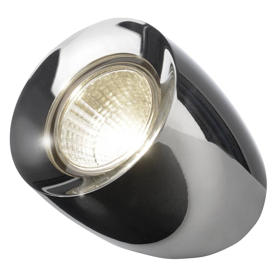 Led tischleuchte Edelstahl1 flammig Ovola Stahl vNn08mw