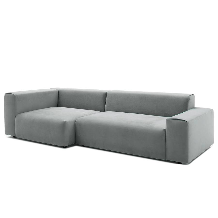 Greenvale I Ecksofa Longchair Links Ohne Hocker MicrofaserHellgrauDunkelgrau Davorstehend lKJc3uTF1