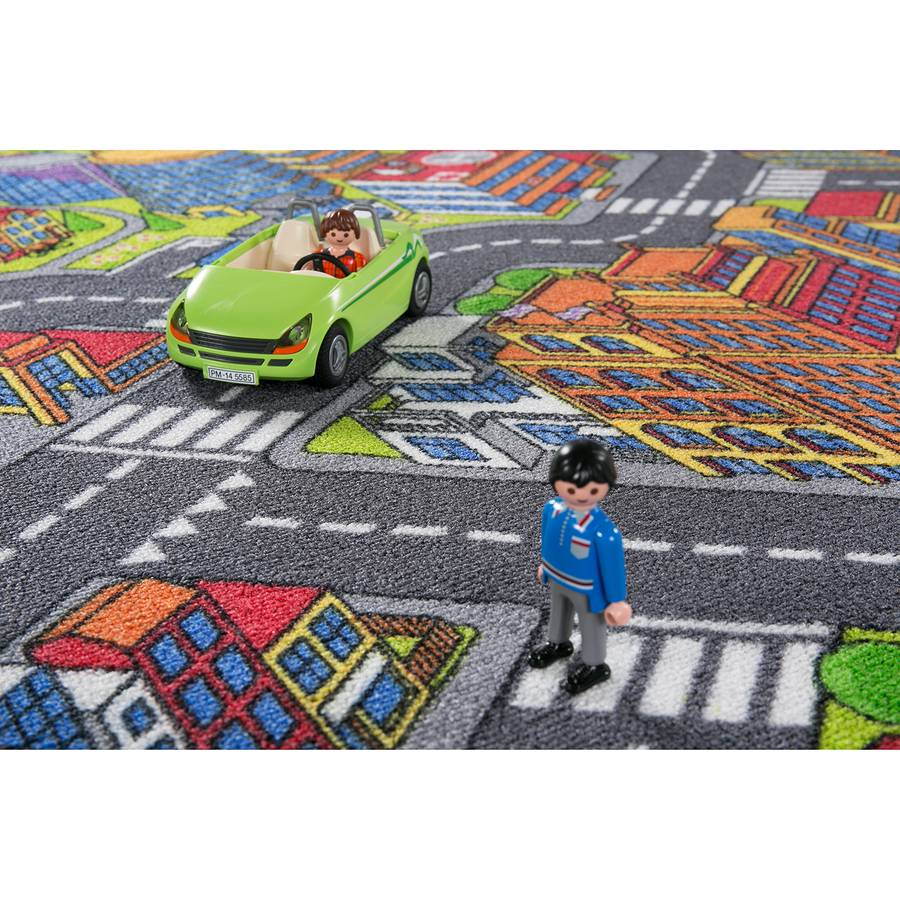 200 Big City X PolyamidMehrfarbig Cm 300 Kinderteppich b6yfg7