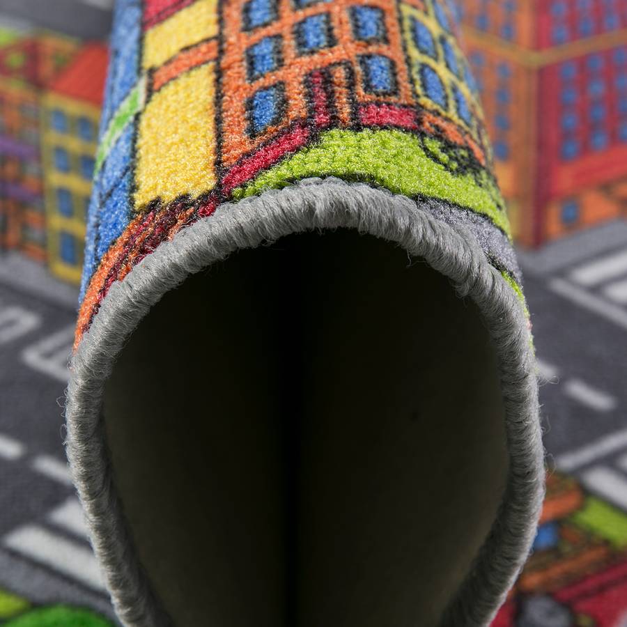 200 Big City X PolyamidMehrfarbig Cm 300 Kinderteppich b6yfg7