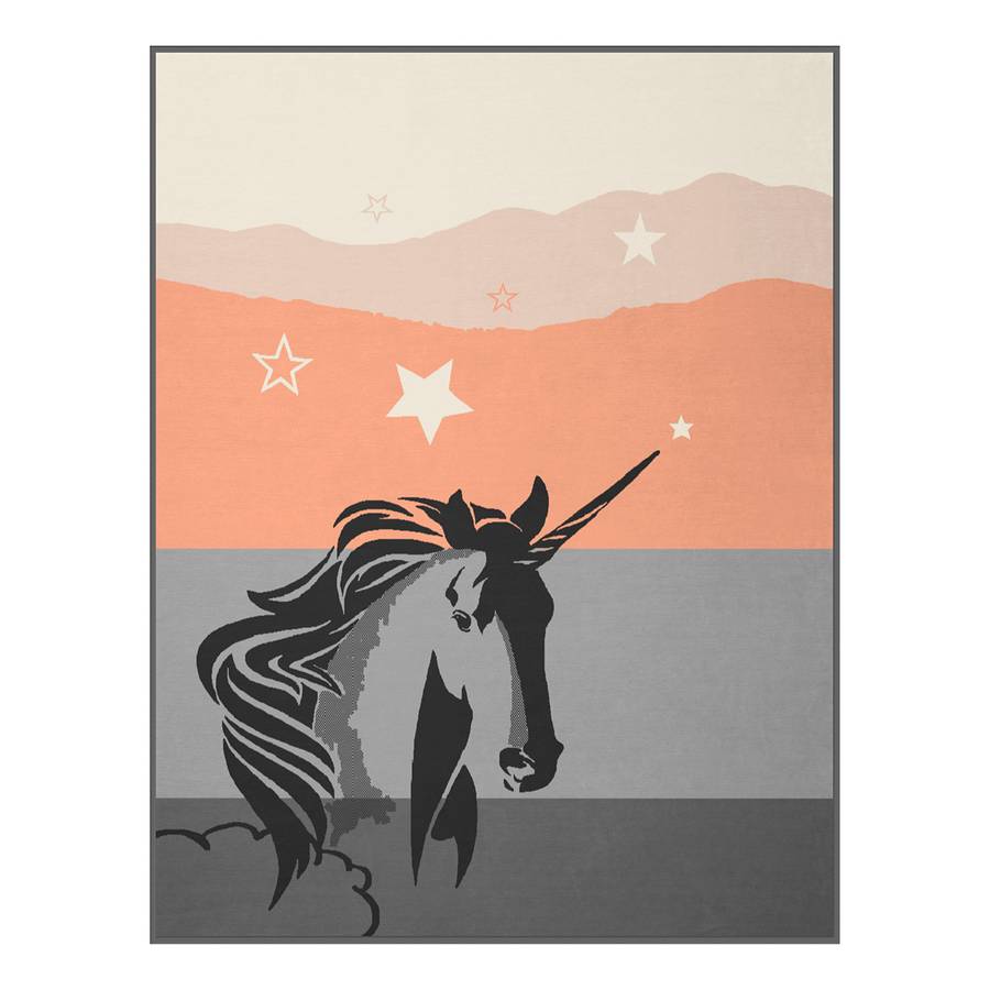 Webstoffmehrfarbig Plaid Unicorn Fancy Last Youngamp; WHIeE2YD9