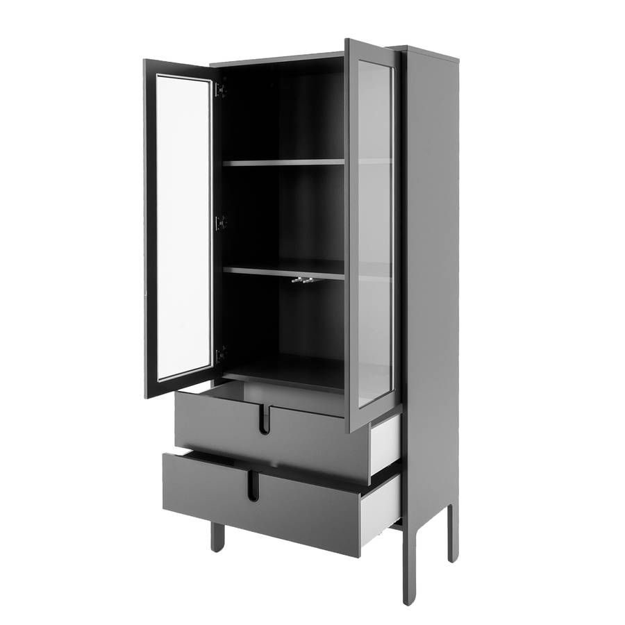 Dunkelgrau Uno Vitrinenschrank Dunkelgrau Dunkelgrau Uno Vitrinenschrank Uno Vitrinenschrank PuOwkZXiT