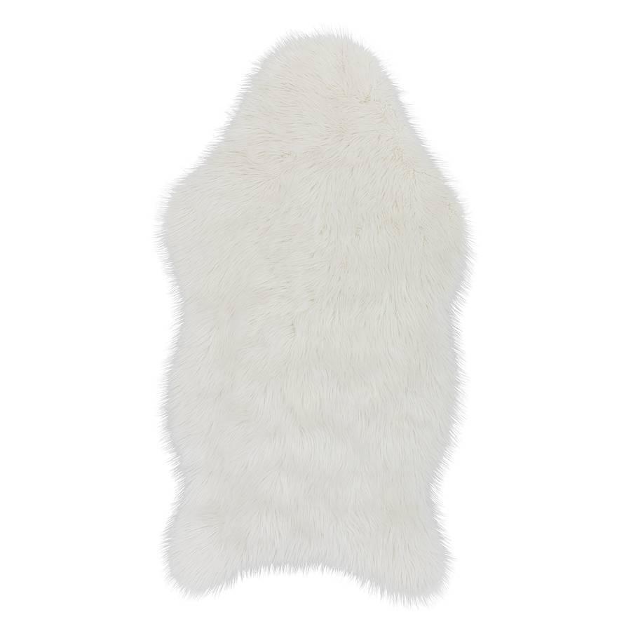 Fausse Tapis Fourrure Fibres Ii Mia SynthétiquesBlanc En dCrQtsh