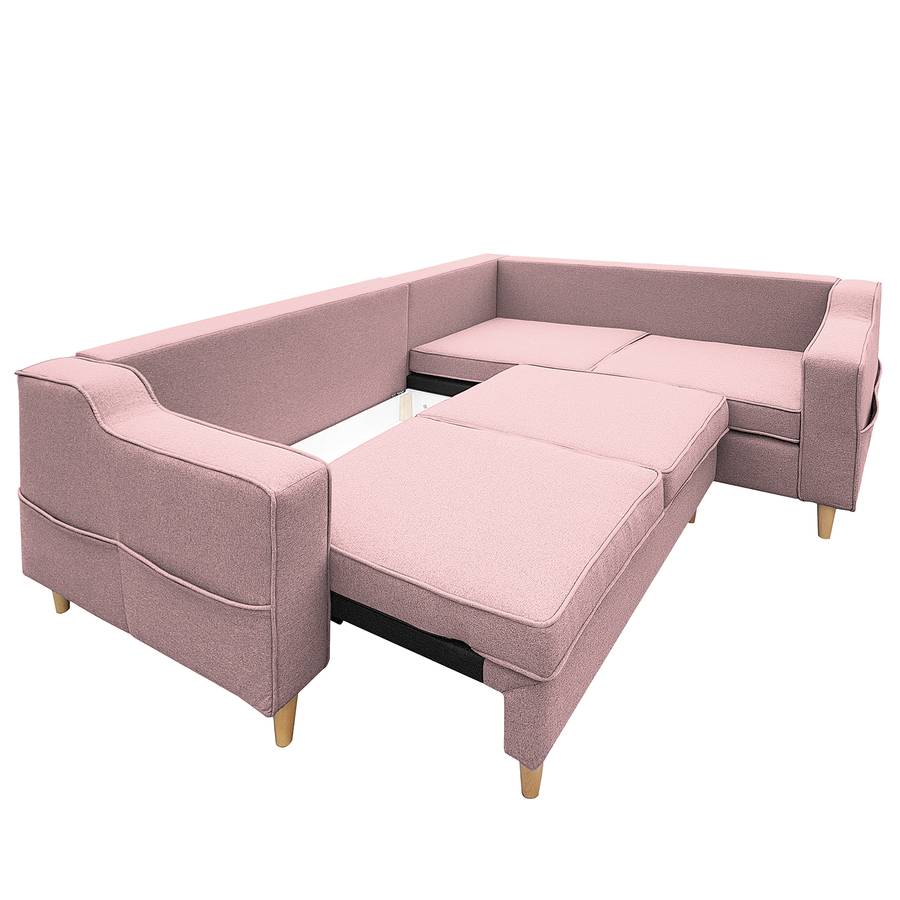D'angle Droitevue Canapé Méridienne De Face À Mauve Osorio Longue ConvertibleTissu GjVLUzpqSM
