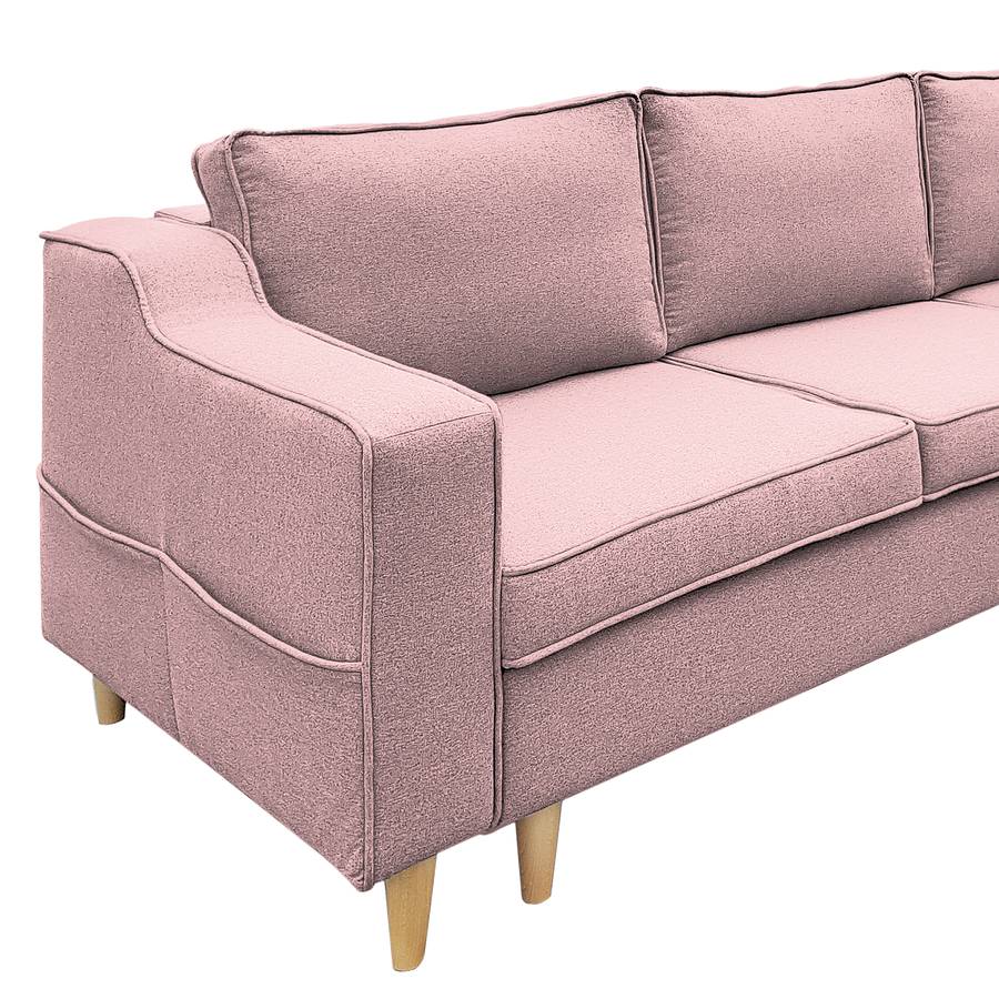 D'angle Droitevue Canapé Méridienne De Face À Mauve Osorio Longue ConvertibleTissu GjVLUzpqSM