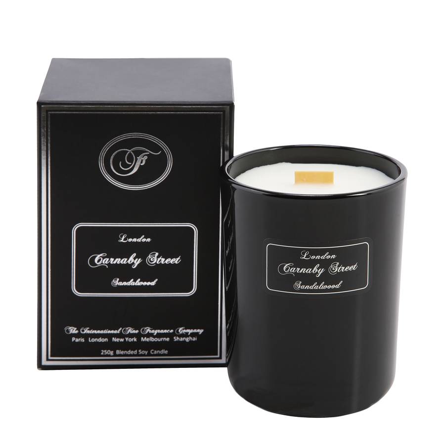 Parfumée VerreNoir250 Bougie Carnaby G Street PiOkZXTu