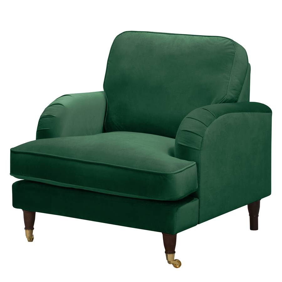 Fauteuil Fauteuil Bethania I VeloursVert Bethania Foncé XiPkOuZ