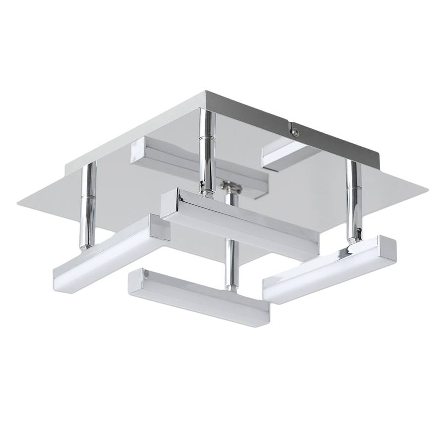 Ampoules Plafonnier PlexiglasAcier Ii Turin Inoxydable4 nP8wO0k