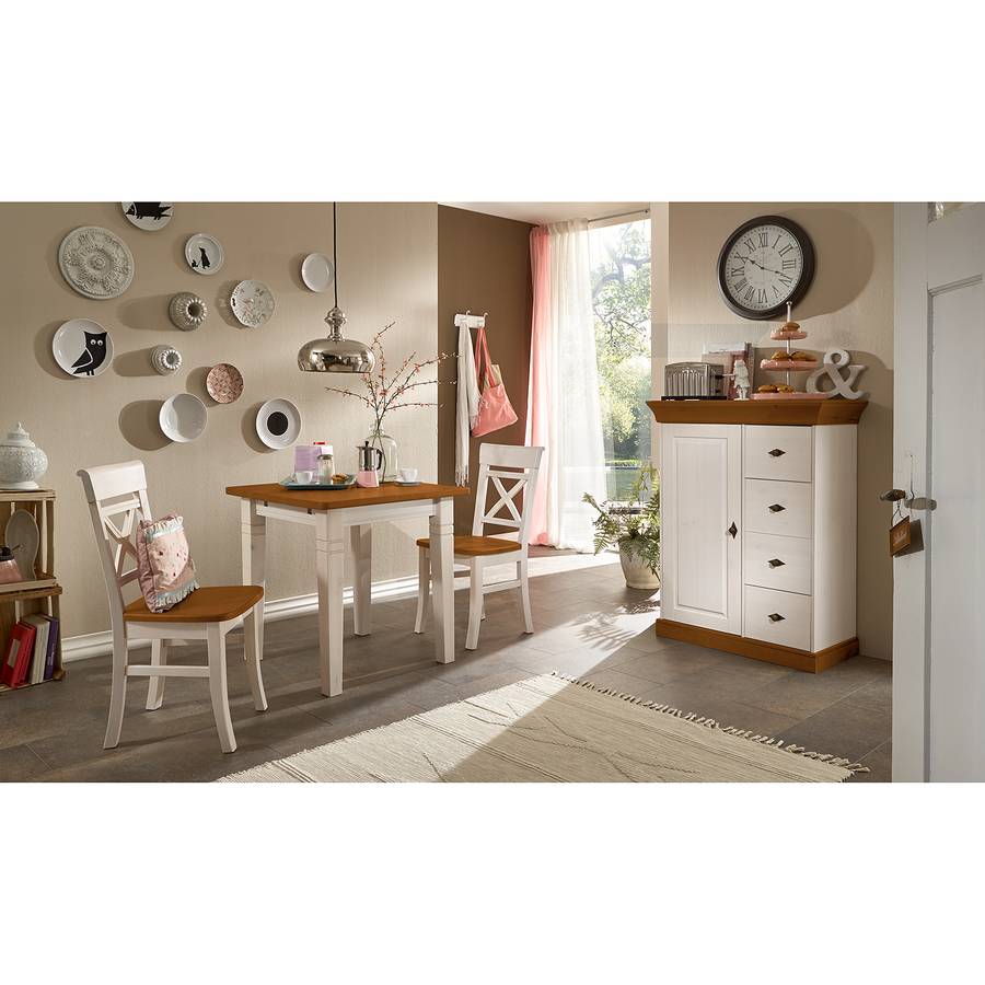Commode MassifEpicéa BlancAmbre Jaune Bergen Pin WI2YEHD9