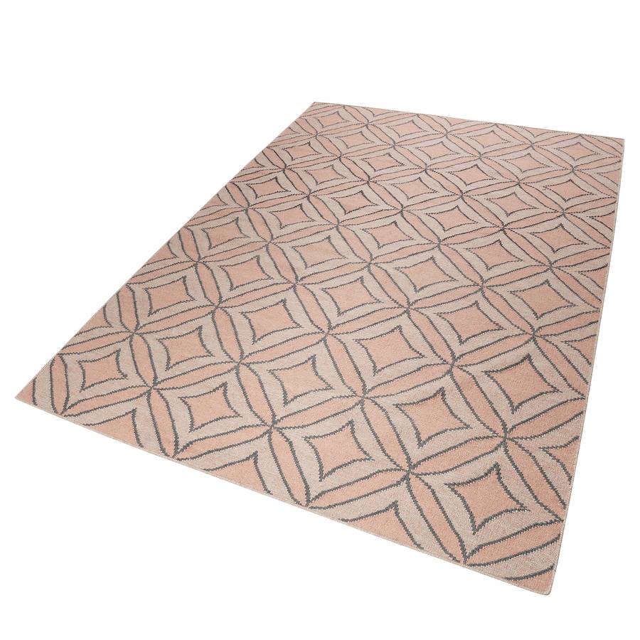 En Laine Kian Kelim Pastel Tapis Couleur Abricot W2DIH9EY