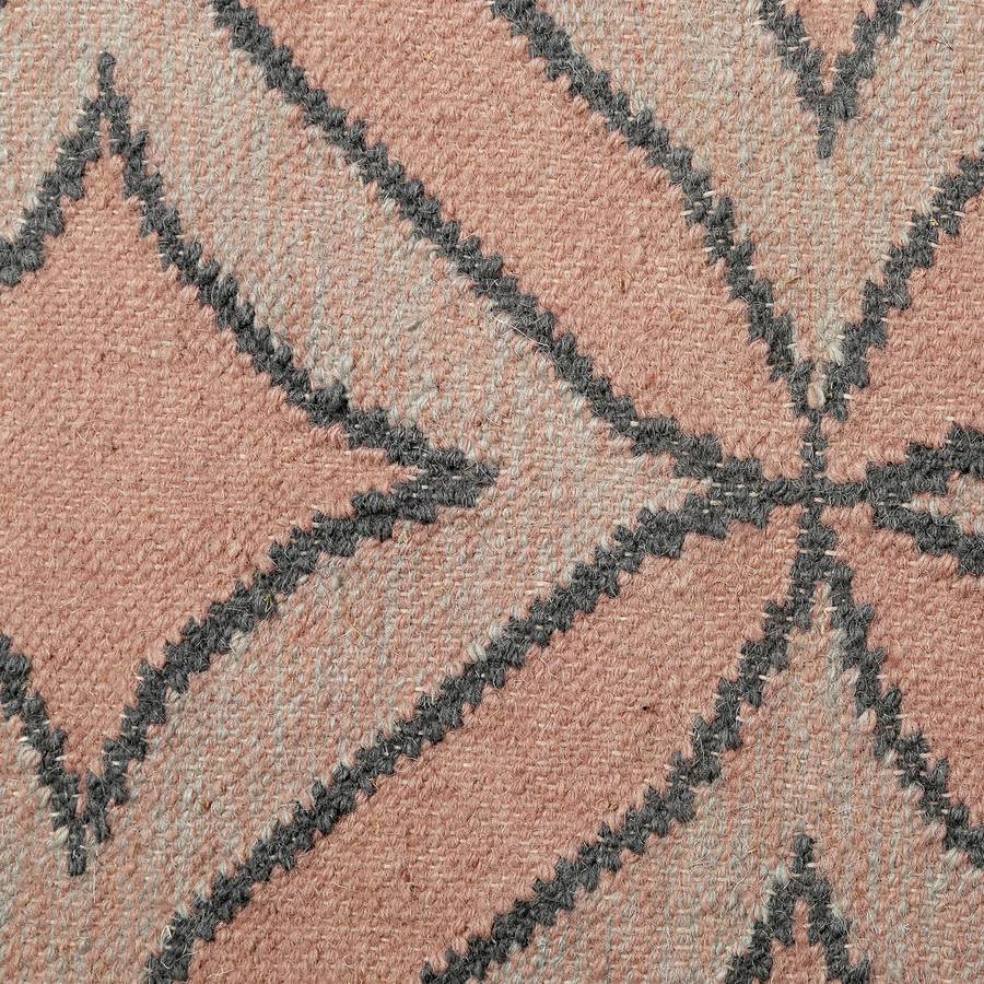 En Laine Kian Kelim Pastel Tapis Couleur Abricot W2DIH9EY