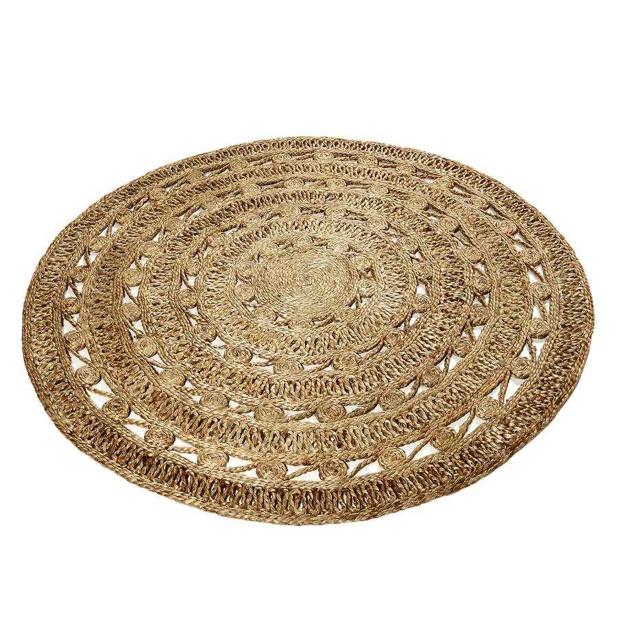 Clair Nature Crochet Marron Tapis Tapis 4L3RjA5