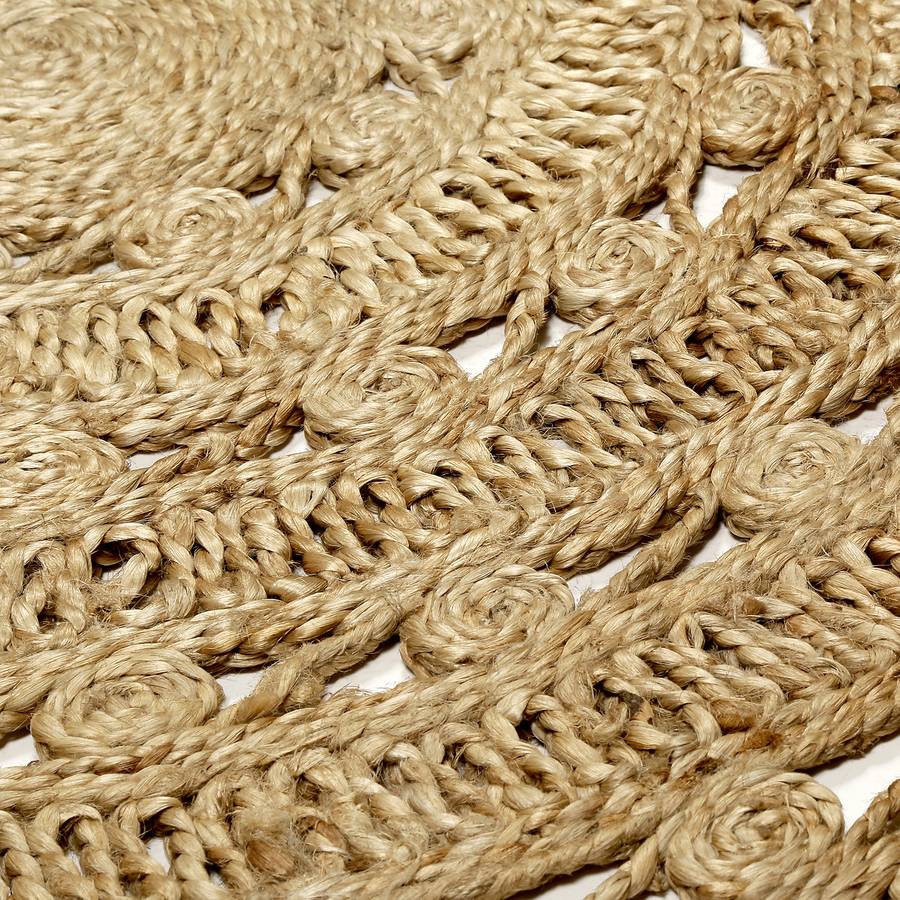Clair Nature Crochet Marron Tapis Tapis 4L3RjA5