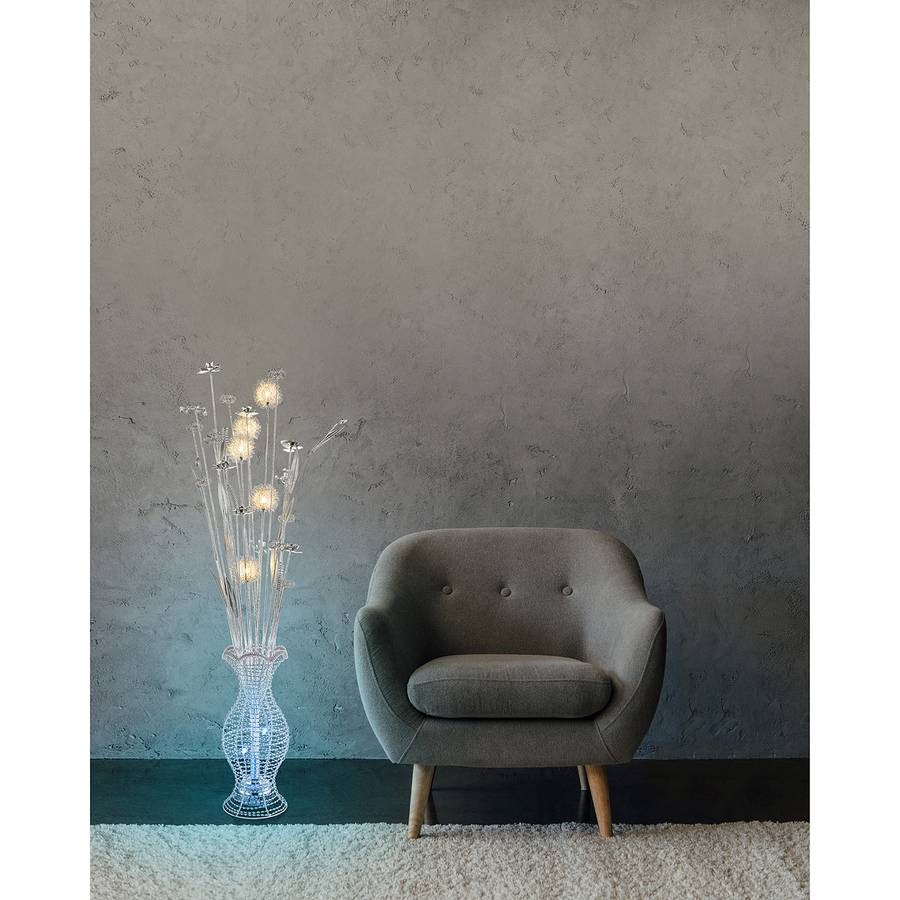 I stehleuchte Anton flammig Led Aluminium42 N0Onv8wm