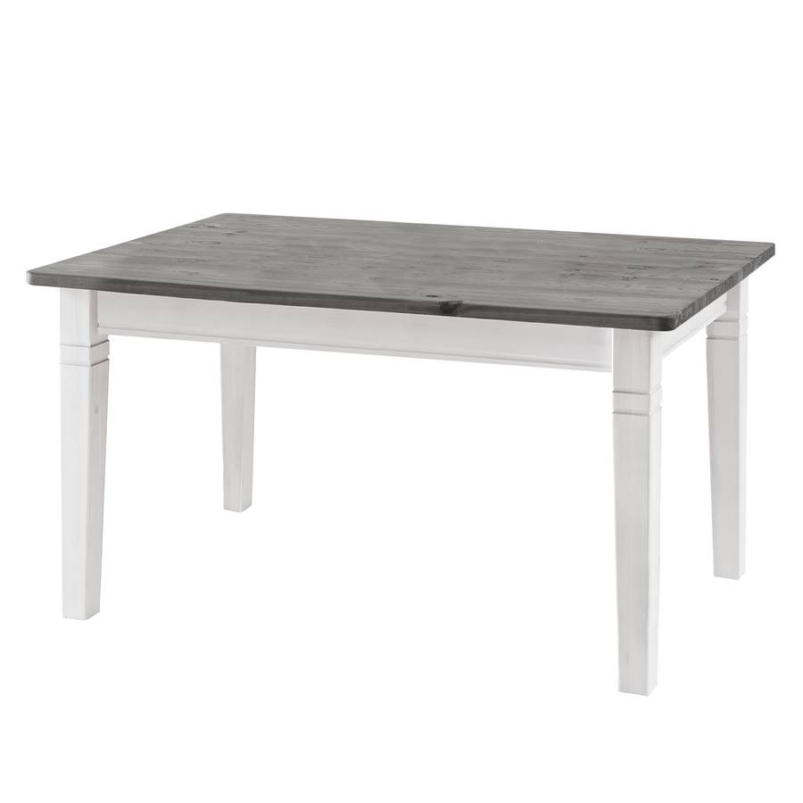 Esstisch Cm 140 Ii Bergen 90 Kiefer MassivWeißGrau X FlK1TJc