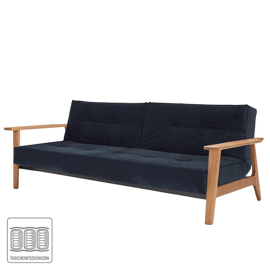 VelvetDark Schlafsofa Frej Blue Ii Stoff Splitback SUMGVpqz