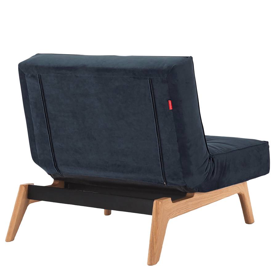 Splitback Ii VelvetDark Eik Blue Tissu Fauteuil bmfY6vI7gy