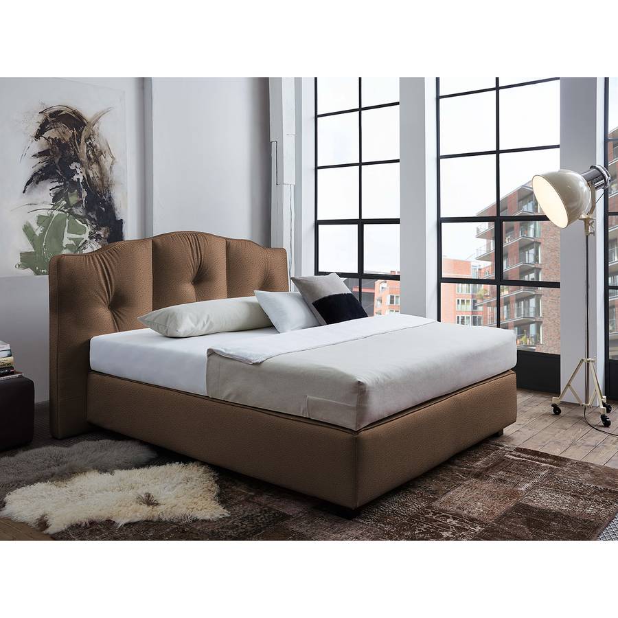 TissuMarron Lit Hill Boxspring Souple End D2 DWHI2E9