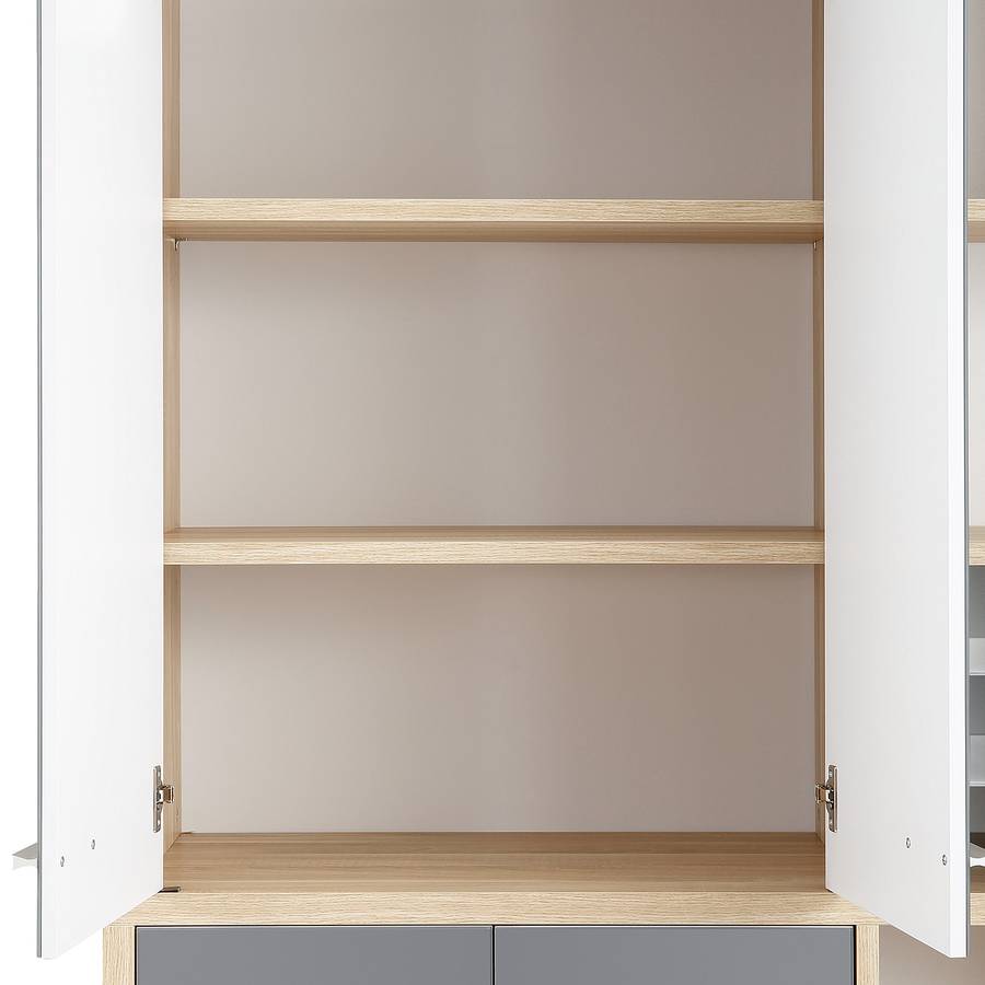 Plus Aktenschrank FarbeGrauEiche V Set Dekor 4ARc3Lj5q