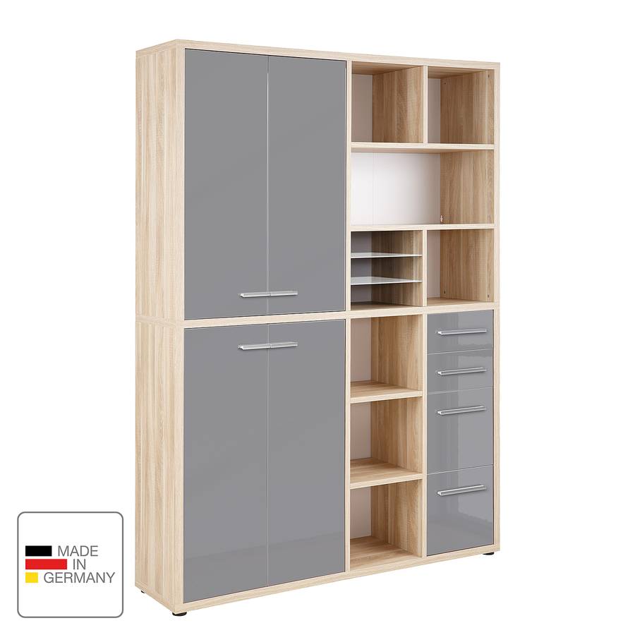 Plus Aktenschrank FarbeGrauEiche V Set Dekor 4ARc3Lj5q
