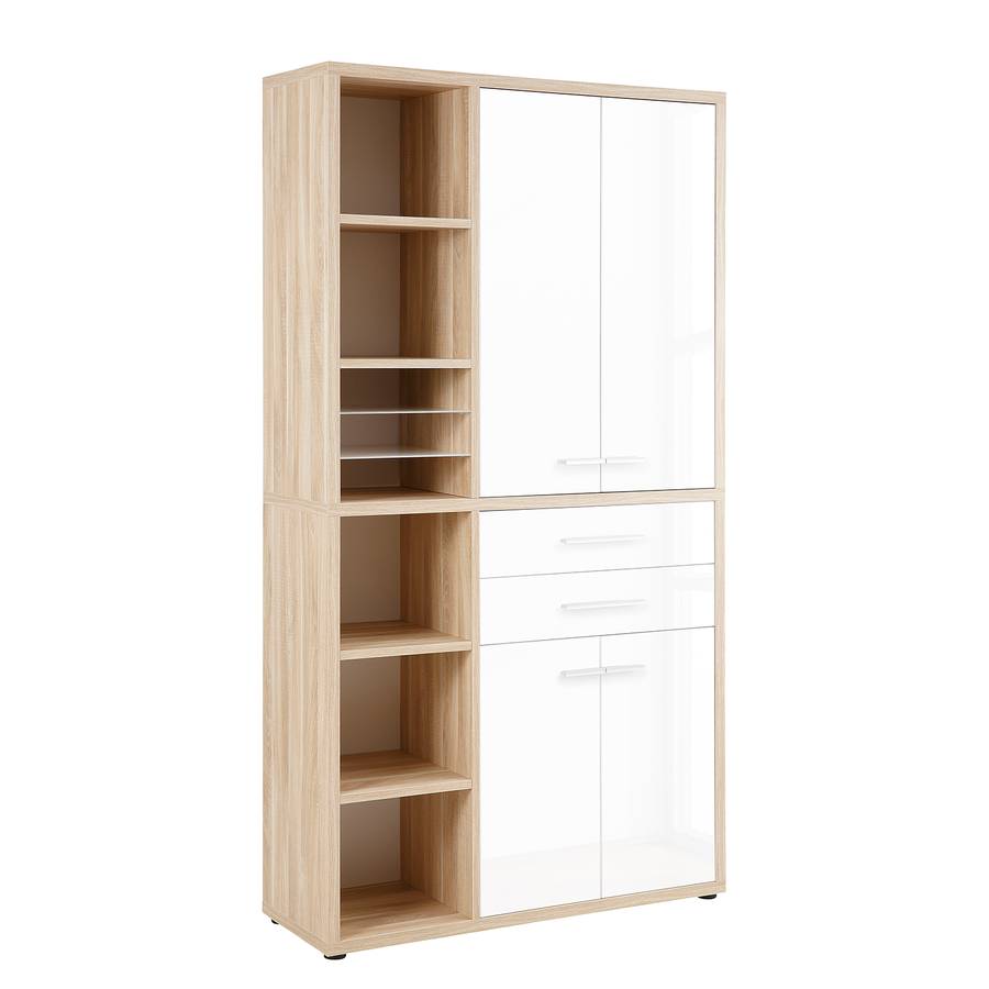 Aktenschrank FarbeWeißEiche Set Iv Dekor Plus IDWH2E9