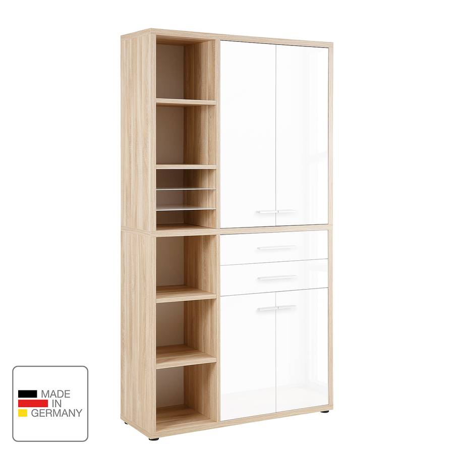 Aktenschrank FarbeWeißEiche Set Iv Dekor Plus IDWH2E9