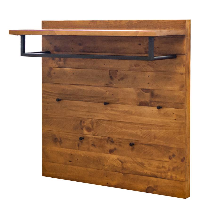 Grasby Porte Pin MassifMétalNoir Mural manteaux WdxBreCo