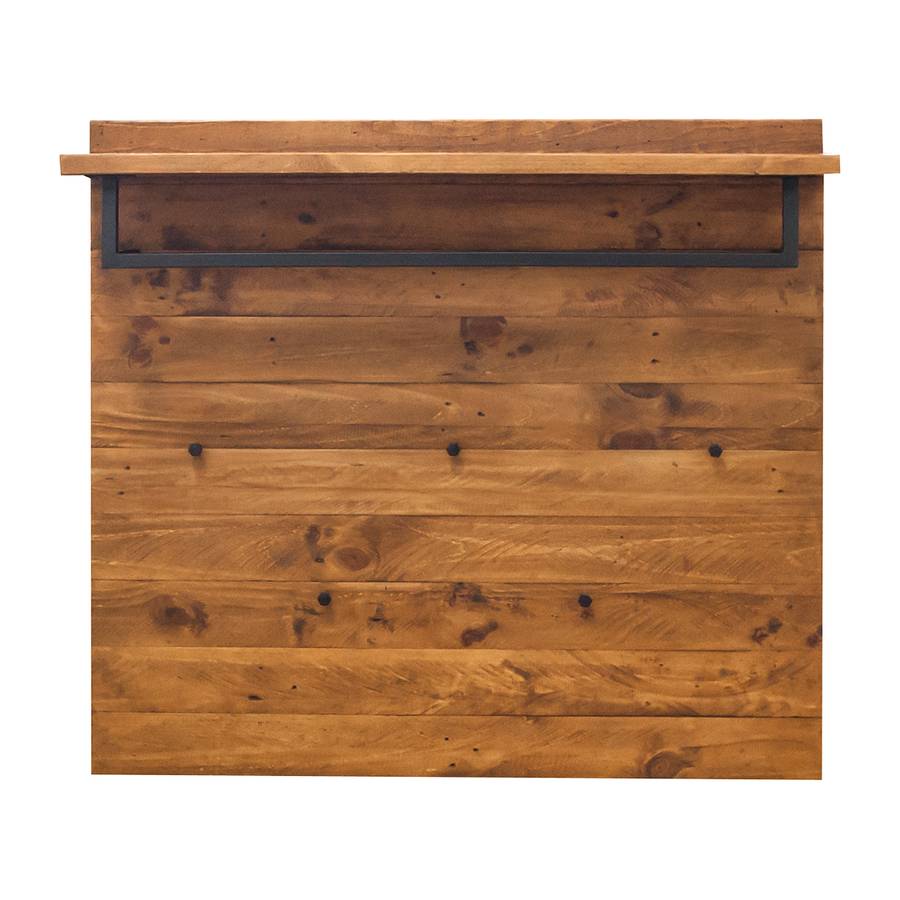 Grasby Porte Pin MassifMétalNoir Mural manteaux WdxBreCo