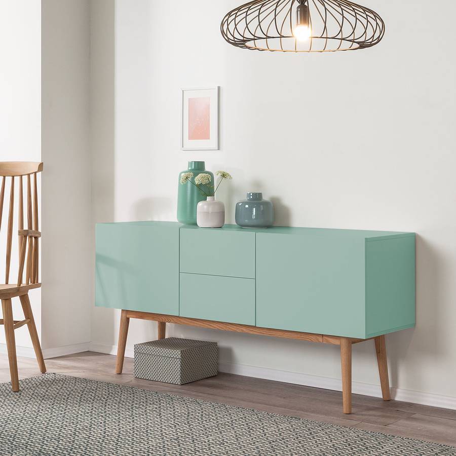 Eiche Iii Sideboard TeilmassivMintgrün Lindholm 4jq3cRL5A
