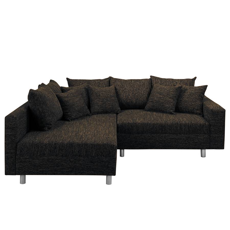 Hocker Arimo Mit Davorstehend StrukturstoffBraun I Ottomane Links Ecksofa Lc3AjqS54R