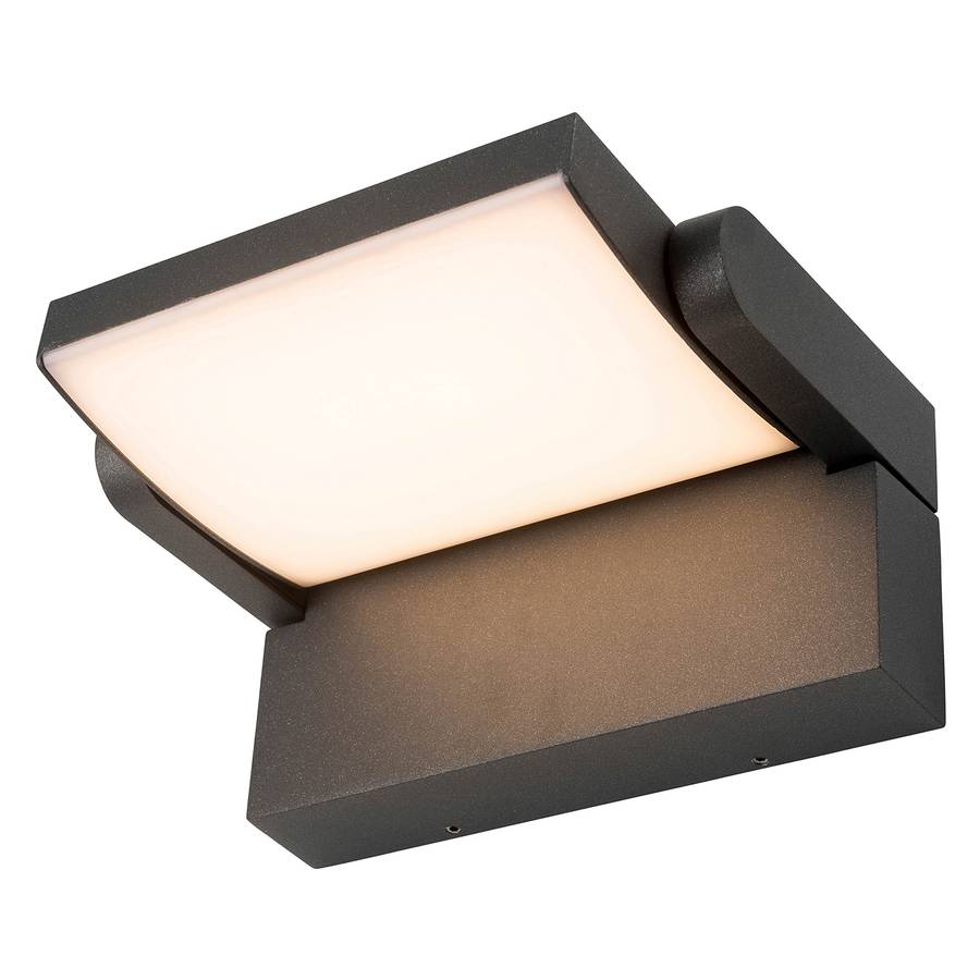 wandleuchte Led AcrylglasAluminium1 flammig Grady Ii Y7bfg6y