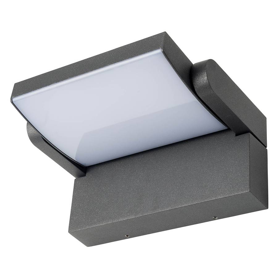 wandleuchte Led AcrylglasAluminium1 flammig Grady Ii Y7bfg6y