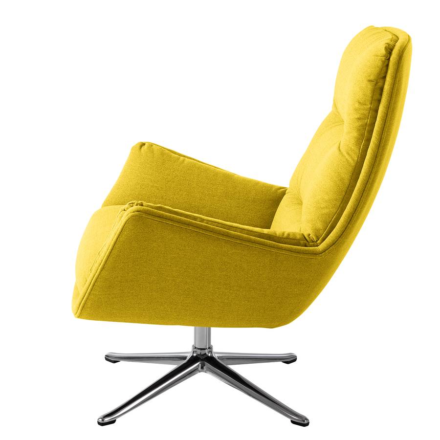 Stoff Glänzend Garbo Vii Sessel MilanGelbChrom lJuc31FTK